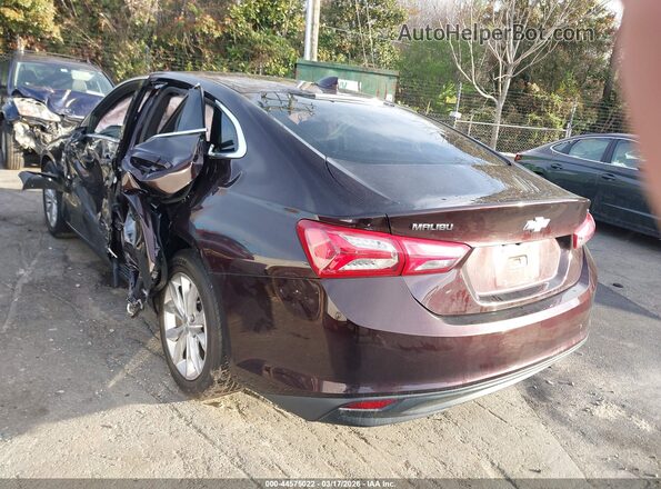 1G1ZD5ST1MF077908 2021 CHEVROLET MALIBU Burgundy Հետևի ձախ