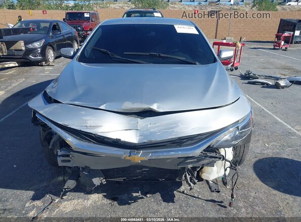 1G1ZD5ST2MF005695 2021 CHEVROLET MALIBU Silver Դիմացի տեսք