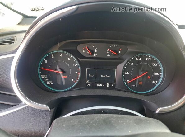 1G1ZD5ST2MF019970 2021 CHEVROLET MALIBU White Սարքավորումների վահանակի տեսք