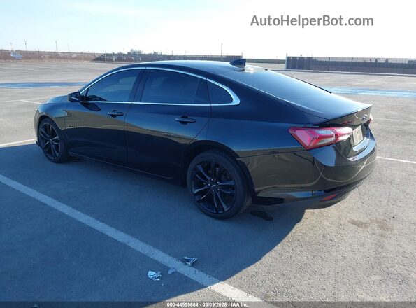 1G1ZD5ST2MF051396 2021 CHEVROLET MALIBU Black Rear left