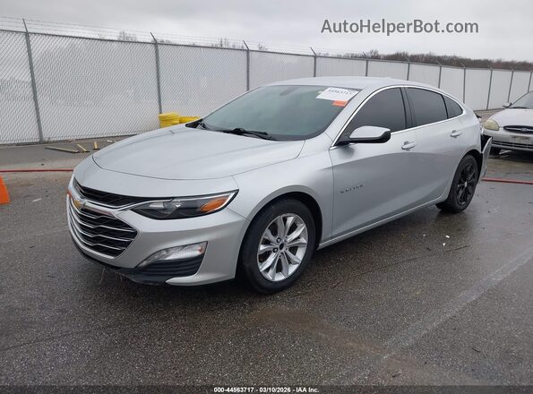 1G1ZD5ST2MF069347 2021 CHEVROLET MALIBU Серебряный Передняя левая четверть