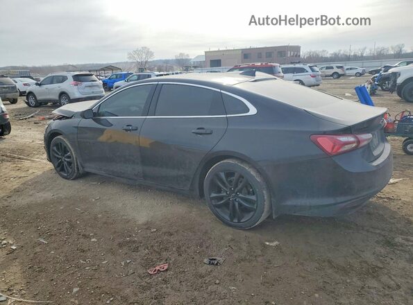 1G1ZD5ST4MF003690 2021 CHEVROLET MALIBU Black Հետևի ձախ