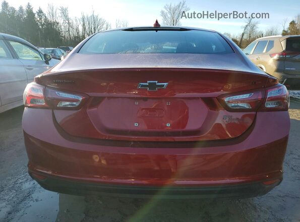 1G1ZD5ST4MF061010 2021 CHEVROLET MALIBU Red Հետևի տեսք