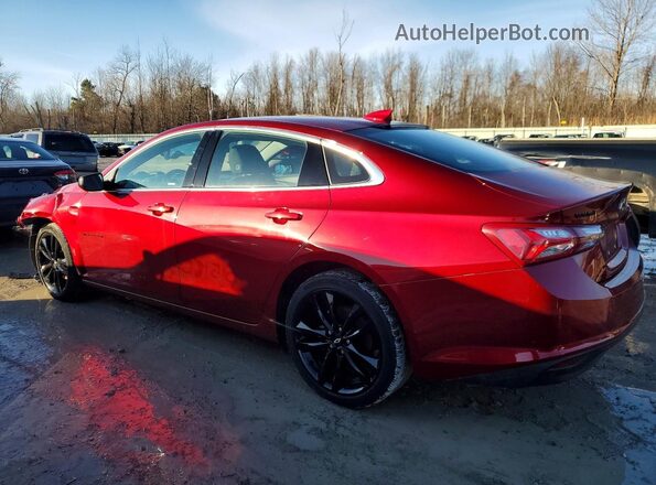 1G1ZD5ST4MF061010 2021 CHEVROLET MALIBU Red Հետևի ձախ