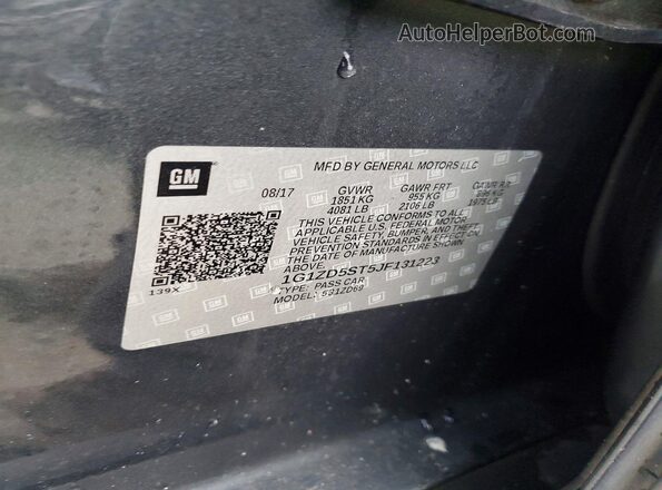 1G1ZD5ST5JF131223 2018 CHEVROLET MALIBU Серый 