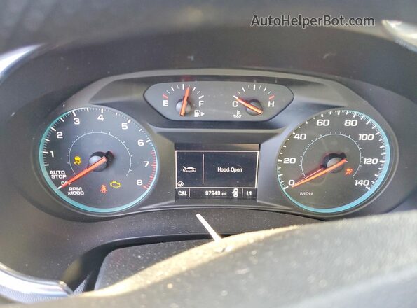 1G1ZD5ST5MF071836 2021 CHEVROLET MALIBU White Widok zestawu wskaźników