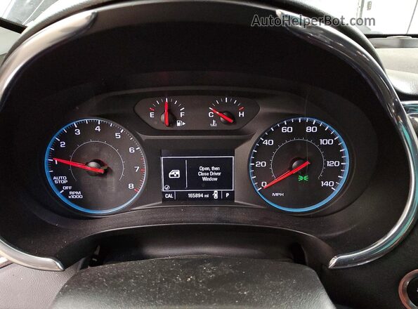 1G1ZD5ST6LF031330 2020 CHEVROLET MALIBU Черный Вид щитка приборов