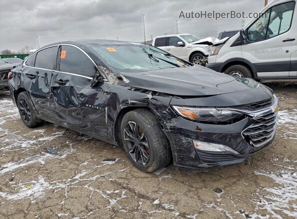 1G1ZD5ST6MF023004 2021 CHEVROLET MALIBU Black წინა მარჯვენა