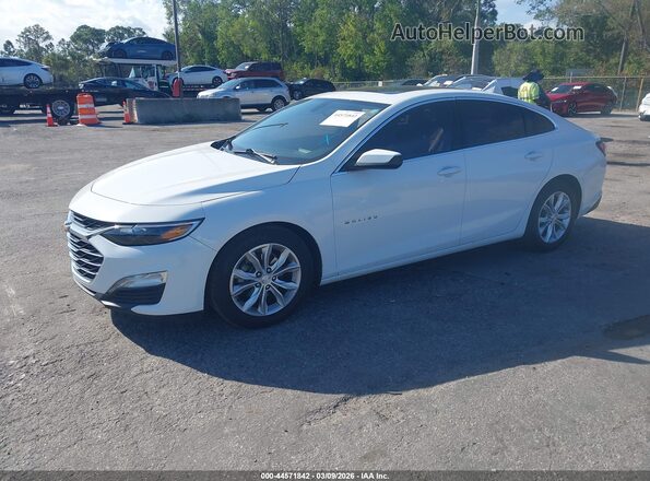 1G1ZD5ST6MF032544 2021 CHEVROLET MALIBU White Առջևի ձախ երեք քառորդ տեսարան