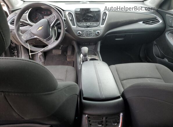 1G1ZD5ST6MF045956 2021 CHEVROLET MALIBU Black Առջևի վահանակի տեսք