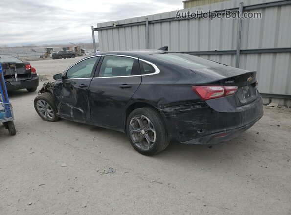 1G1ZD5ST6MF045956 2021 CHEVROLET MALIBU Black Հետևի ձախ