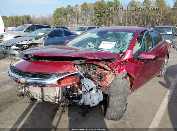 1G1ZD5ST7MF056223 2021 CHEVROLET MALIBU Red Դիմացի տեսք