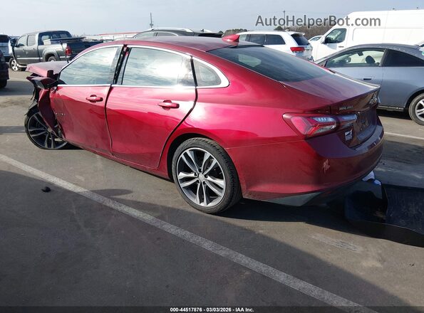 1G1ZD5ST7MF056223 2021 CHEVROLET MALIBU Red Հետևի ձախ