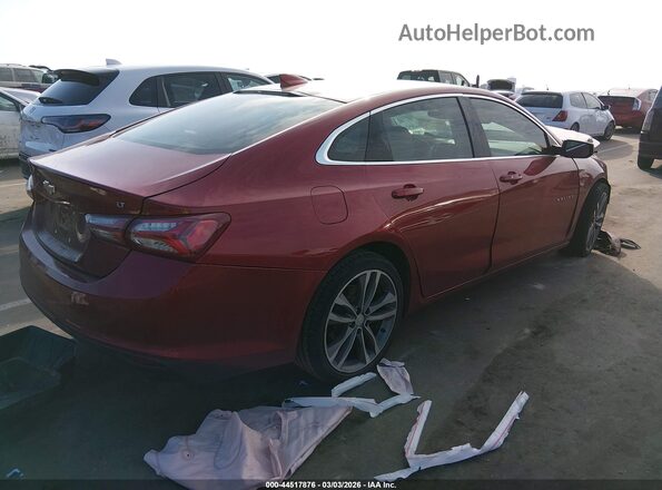 1G1ZD5ST7MF056223 2021 CHEVROLET MALIBU Red Հետևի աջ