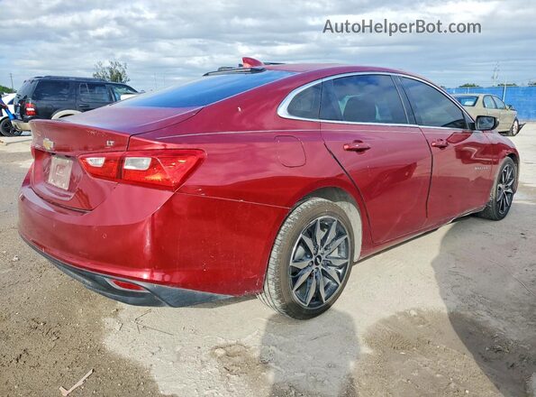 1G1ZD5ST8JF166127 2018 CHEVROLET MALIBU Red Tył prawy