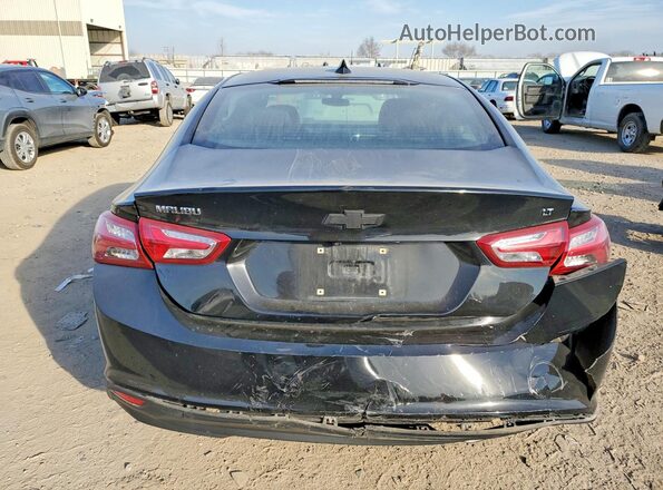 1G1ZD5ST8MF006432 2021 CHEVROLET MALIBU Black Widok z tyłu