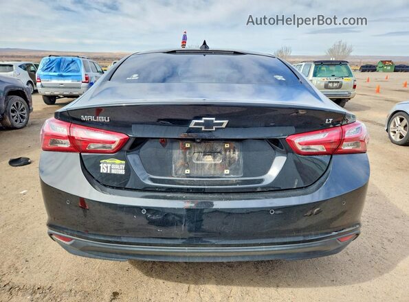1G1ZD5ST8MF011730 2021 CHEVROLET MALIBU Black Հետևի տեսք
