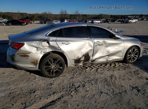 1G1ZD5ST8MF056800 2021 CHEVROLET MALIBU Silver Rear right