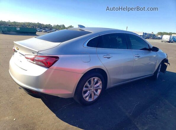 1G1ZD5ST8MF075265 2021 CHEVROLET MALIBU Silver უკანა მარჯვენა