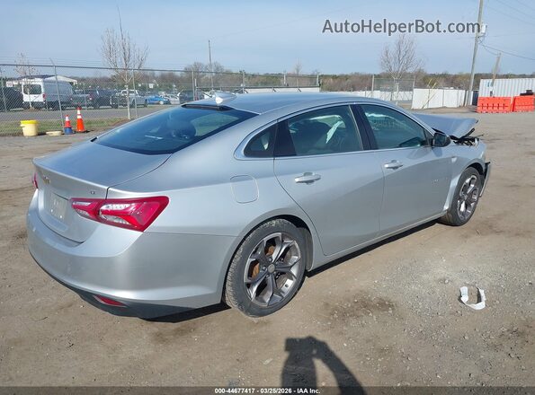 1G1ZD5ST9MF004253 2021 CHEVROLET MALIBU Silver Trasero derecho