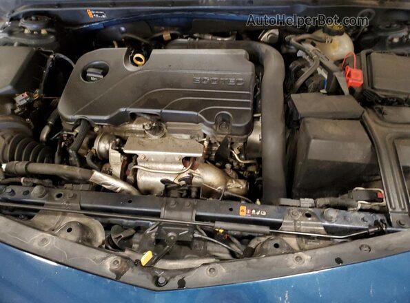 1G1ZD5STXMF017626 2021 CHEVROLET MALIBU Blue უკანა სალონის ხედი