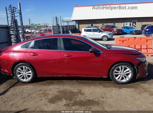 1G1ZE5ST6GF206288 2016 CHEVROLET MALIBU Red Вид задньої частини салону