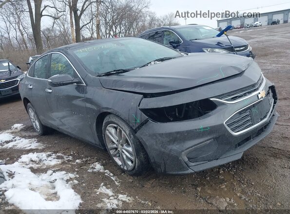 1G1ZE5ST8GF310913 2016 CHEVROLET MALIBU Серый Вид задней части салона