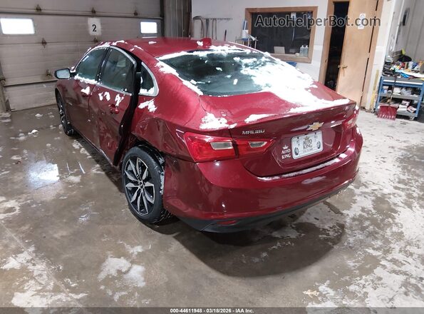 1G1ZE5STXHF283473 2017 CHEVROLET MALIBU Burgundy 