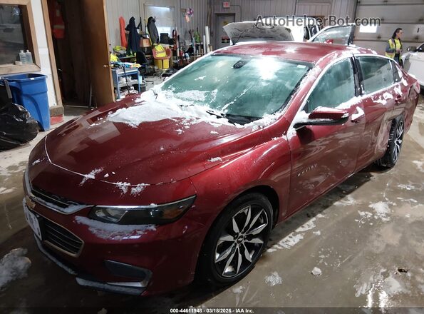 1G1ZE5STXHF283473 2017 CHEVROLET MALIBU Burgundy 