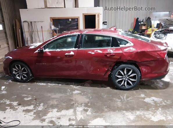 1G1ZE5STXHF283473 2017 CHEVROLET MALIBU Burgundy 