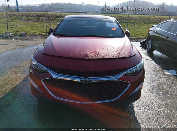 1G1ZG5ST7NF146948 2022 CHEVROLET MALIBU Red ხელსაწყოთა პანელის ხედი
