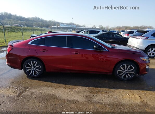 1G1ZG5ST7NF146948 2022 CHEVROLET MALIBU Red უკანა სალონის ხედი