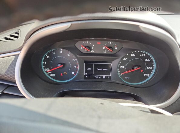 1G1ZG5ST8SF102243 2025 CHEVROLET MALIBU Gray Instrument cluster view