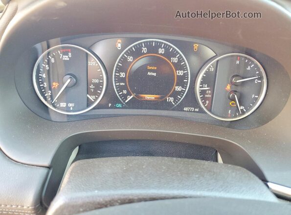 1G4ZP5SS3KU104245 2019 BUICK LACROSSE Red Instrument cluster view