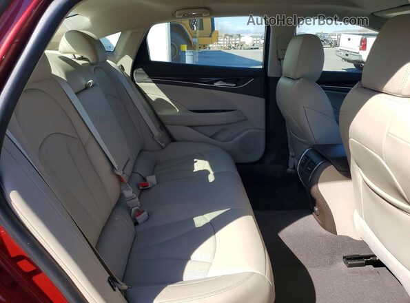 1G4ZP5SS3KU104245 2019 BUICK LACROSSE Red Rear seats view