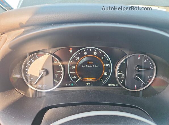 1G4ZS5SS4KU109307 2019 BUICK LACROSSE Black Instrument cluster view