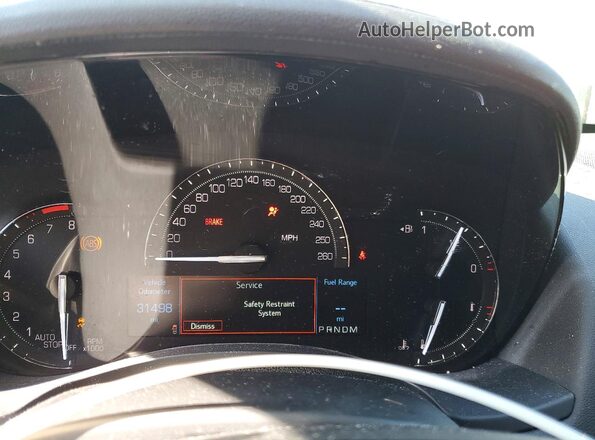 1G6AF5RX3J0165738 2018 CADILLAC ATS White ხელსაწყოთა პანელის ხედი