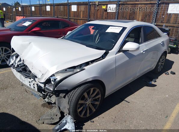 1G6AF5SX8J0131272 2018 CADILLAC ATS Белый Передняя левая четверть