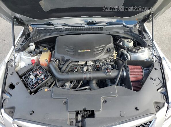1G6AN1RY3G0111014 2016 CADILLAC ATS-V Silver Rear interior view