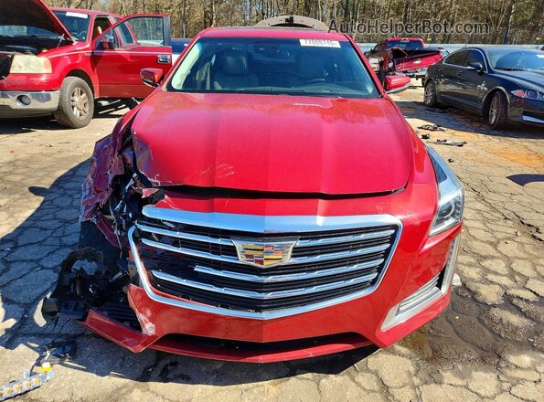 1G6AR5SS6H0209358 2017 CADILLAC CTS Red Front view