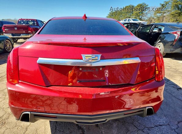 1G6AR5SS6H0209358 2017 CADILLAC CTS Red Rear view