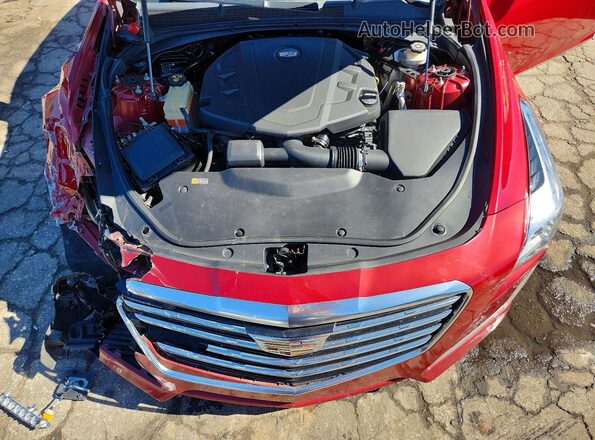 1G6AR5SS6H0209358 2017 CADILLAC CTS Red Rear interior view