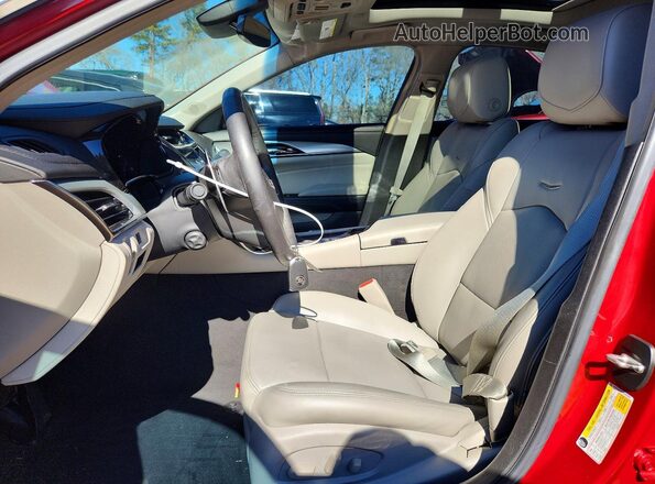 1G6AR5SS6H0209358 2017 CADILLAC CTS Red Front interior view