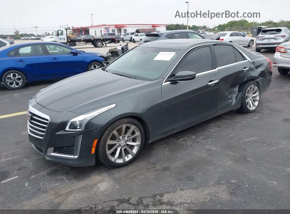 1G6AR5SS8J0185568 2018 CADILLAC CTS Gray Przód lewy