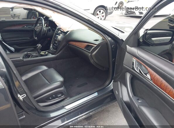 1G6AR5SS8J0185568 2018 CADILLAC CTS Gray Widok wnętrza z przodu