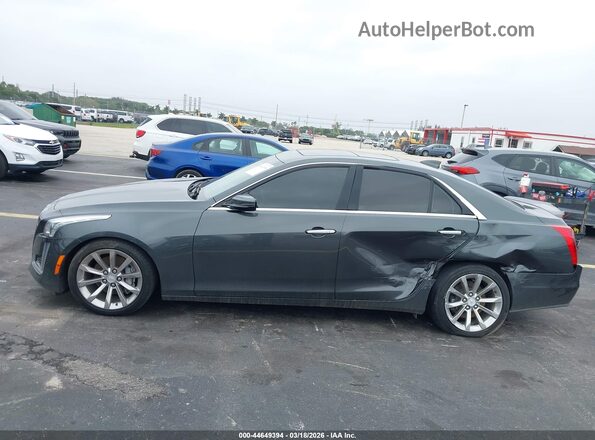 1G6AR5SS8J0185568 2018 CADILLAC CTS Gray Widok wnętrza 360 stopni