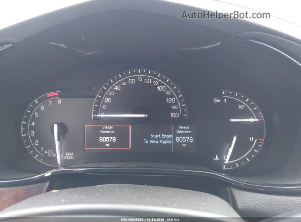 1G6AR5SS8J0185568 2018 CADILLAC CTS Gray Widok tylnych siedzeń