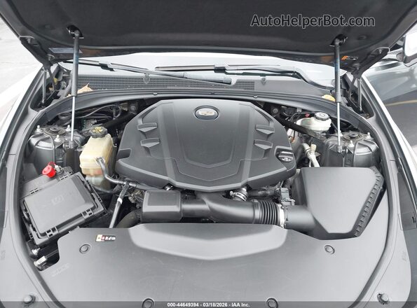 1G6AR5SS8J0185568 2018 CADILLAC CTS Gray Widok z tyłu