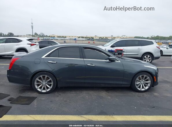 1G6AR5SS8J0185568 2018 CADILLAC CTS Gray Widok wnętrza z tyłu