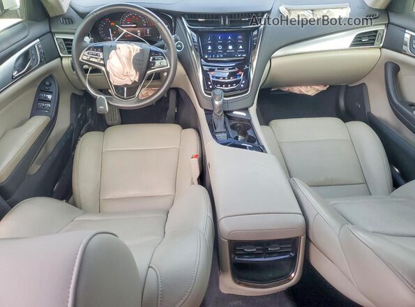 1G6AR5SX7J0159135 2018 CADILLAC CTS Белый Вид панели приборов